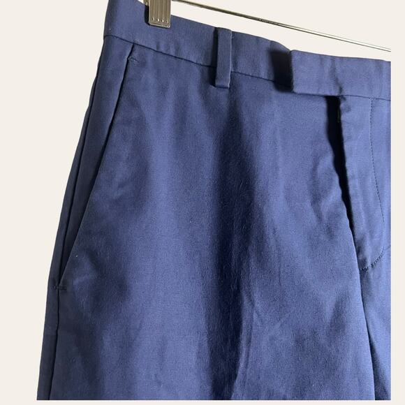 Reiss Tenor T Blue Flat Front Slim Trouser Pants Size 30 - Picture 4 of 11